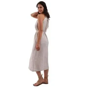 thumbnail image 2 of Viscose Linen Woven Maxi Beach Dress 2 of 13